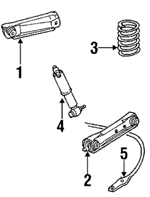 Rear Suspension for 1986 Cadillac DeVille #2