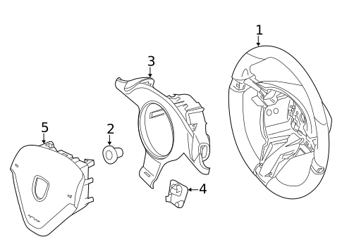 Steering Wheel & Trim for 2016 Porsche Panamera #5