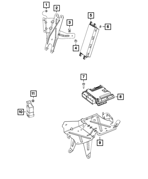 Keys, Modules and Engine Controllers for 2014 Ram 1500 #5