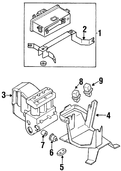 Anti-Lock Brakes for 1993 Nissan Quest #0