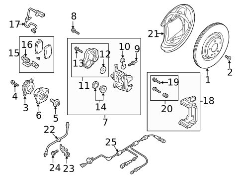 Parking Brake for 2022 Audi RS5 #1