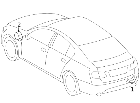Keyless Entry Components for 2011 Lexus GS450h #0