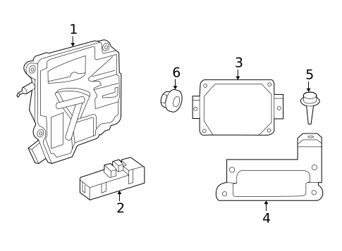 Control Components for 2007 Mercedes-Benz S600 #2