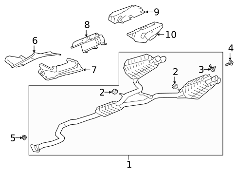 Exhaust Components for 2019 Cadillac CT6 #2