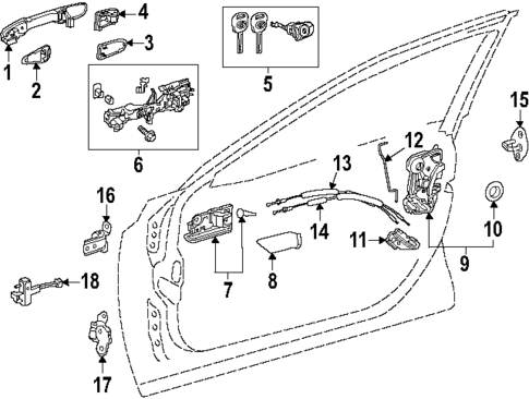 Front Door for 2024 Toyota Land Cruiser #1