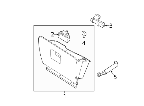 Glove Box for 2017 Lincoln Navigator #0