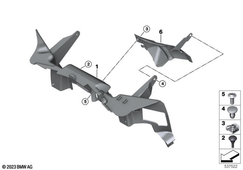 Motorcycle Trim Section, Windshield for 2024 BMW-Motorrad F 900 GS Adventure #5