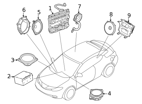 Sound System for 2011 Nissan Murano #2