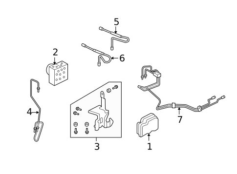 Anti-Lock Brakes for 2009 Lincoln MKX #1