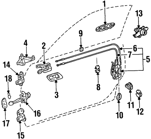 Front Door for 1998 Toyota Supra #0