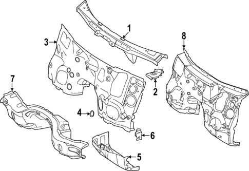 Cowl for 2025 Mercedes-Benz C43 AMG #1