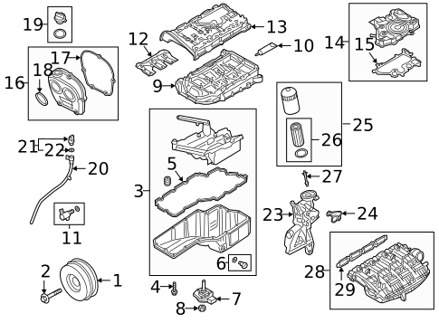 Engine Parts for 2022 Audi A6 Quattro #0