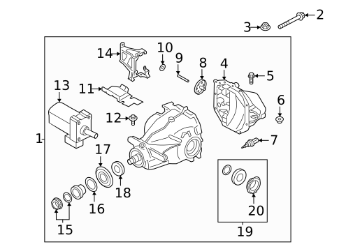 Axle & Differential for 2021 BMW Z4 #0