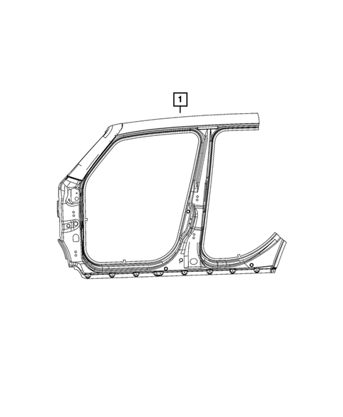 Aperture Panel, Pillar Supports and Cab Back for 2022 Jeep Renegade #6