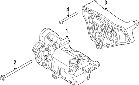 Condenser, Compressor & Lines for 2025 Volvo EX30 #2