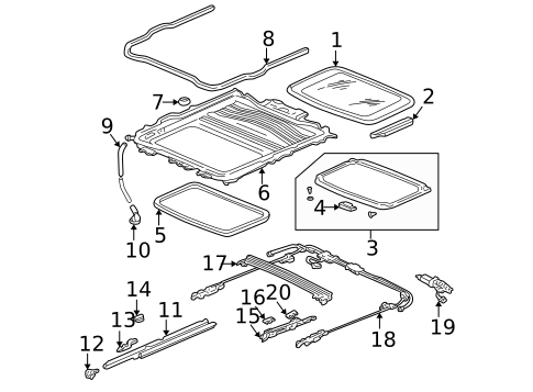 Sunroof for 1998 Honda Civic #1