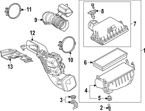 Air Intake for 2025 Toyota Crown #0