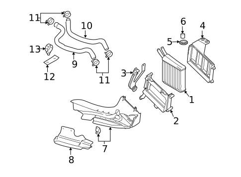 Radiator & Components for 2006 Audi TT Quattro #1