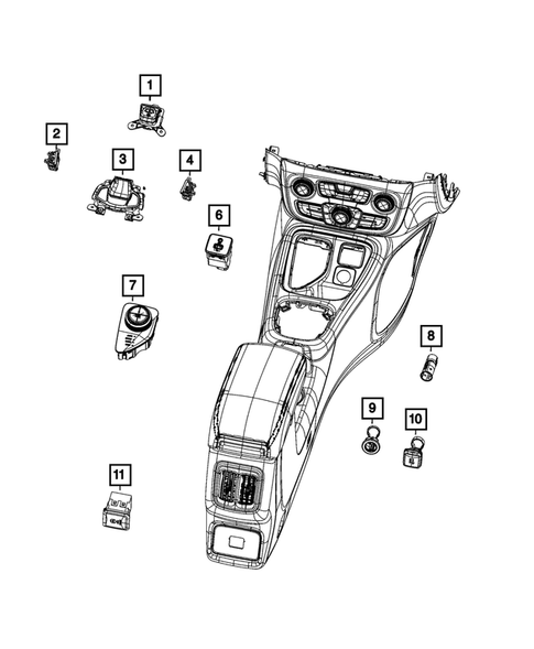 Switches for 2021 Jeep Compass #1