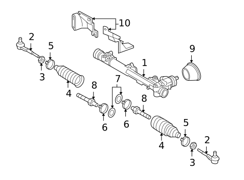 Steering Gear & Linkage for 2004 Audi S4 #3