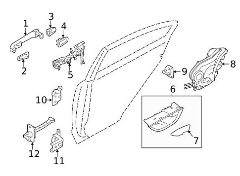 Front Door for 2021 Subaru Forester #1