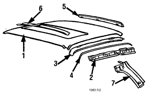 Roof & Components for 1988 BMW M3 #0