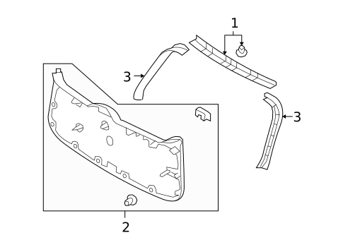 Interior Trim for 2009 Kia Rondo #0