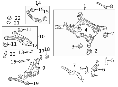 Rear Suspension for 2016 Audi A8 Quattro #0