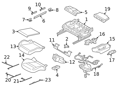 Air Bag Components for 2019 Porsche Cayenne #2