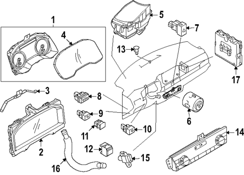 Cluster & Switches for 2025 Mitsubishi Outlander #0