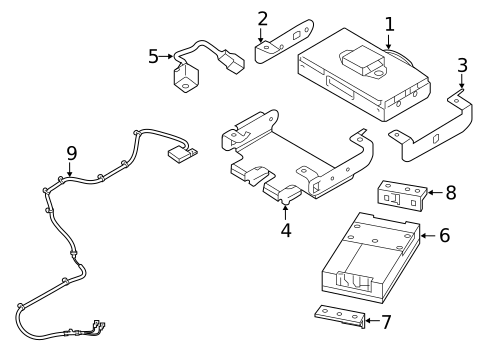 Communication System Components for 2018 INFINITI Q70 #0
