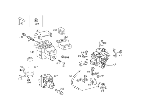 Brake Booster for 1985 Mercedes-Benz 500SEL #1