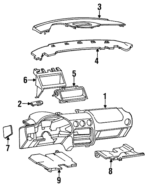Instrument Panel for 2002 Pontiac Firebird #0