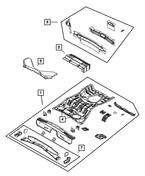 Floor Pans for 2007 Jeep Patriot #1