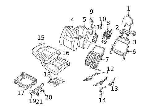 Power Seats for 2002 Chevrolet Monte Carlo #1