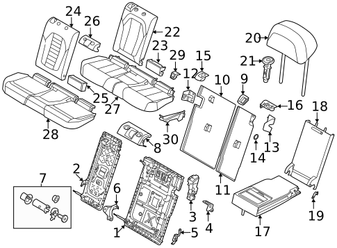 Second Row Seats for 2025 BMW X5 #0