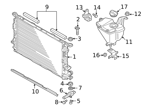 Radiator & Components for 2014 Audi RS5 #1