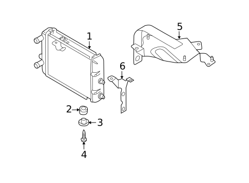 Radiator & Components for 2009 Audi S8 #2