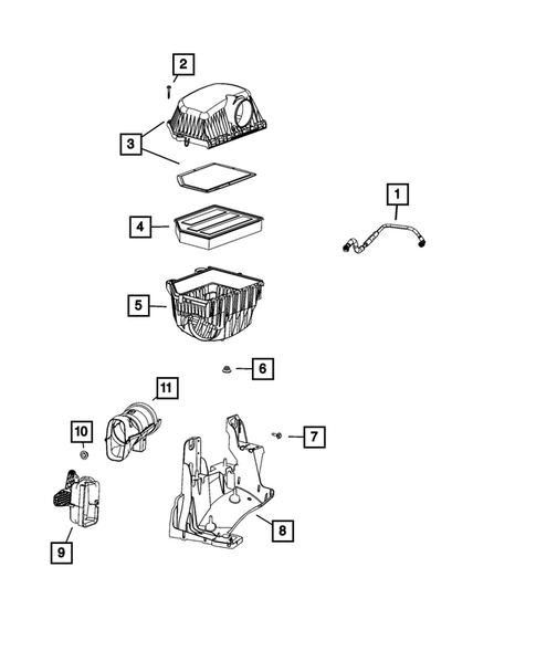Air Cleaner for 2023 Jeep Grand Wagoneer #2