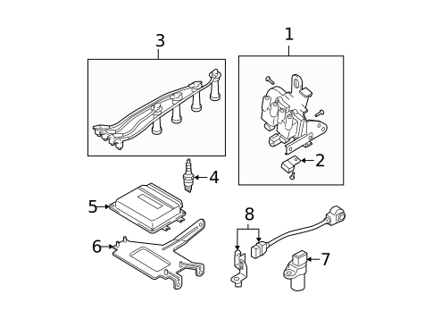 Ignition System for 2009 Hyundai Tucson #0