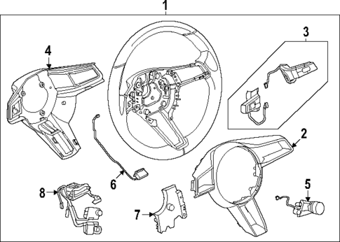 Steering Wheel & Trim for 2025 Porsche Macan #1