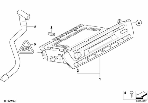 Radio, Multi-Information Display for 2005 BMW Z4 M3.2 #5