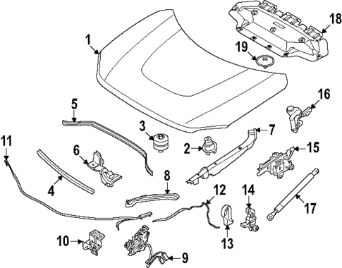 Hood & Components for 2025 Mini Countryman #0