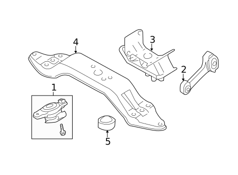Engine & Trans Mounting for 2022 Subaru Impreza #1