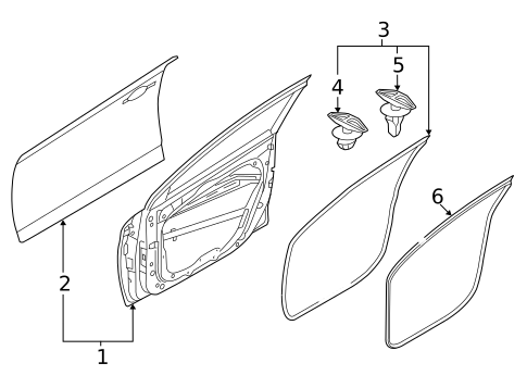 Door & Components for 2023 Genesis GV60 #0