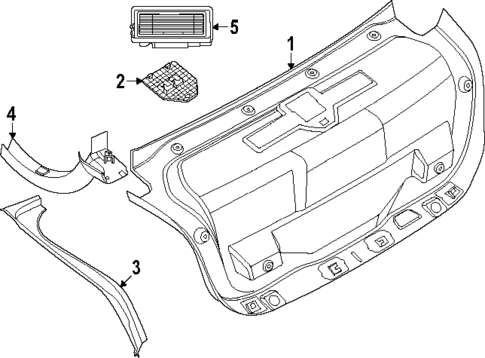 Interior Trim - Trunk for 2025 BMW 550e xDrive #0