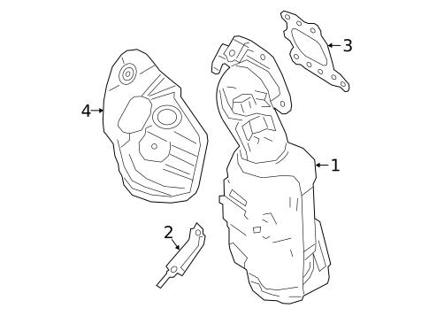 Exhaust Manifold for 2019 Toyota Avalon #0