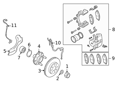 Drums & Rotors for 2008 Chevrolet Aveo5 #1