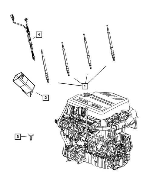 Ignition - Spark Plugs, Cables, Coils and Glow Plugs for 2008 Dodge Grand Caravan #1
