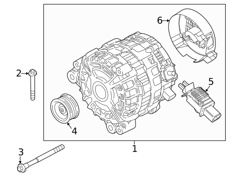 Alternator for 2020 BMW 530e xDrive #0